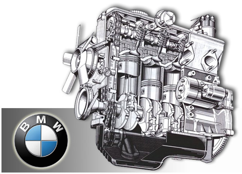 Motorenkunde f r BMW  Motoren 4 Zylinder 8 Ventile z B E36 